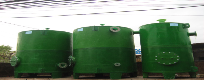 Hệ thống bồn chứa xử lý nước